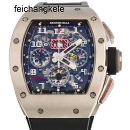 Richardmill Watches Automatic Mechanical Watch Richar Millesr Rm 011 Felipe Massa Titanium 011fm Boxed Paper and Services