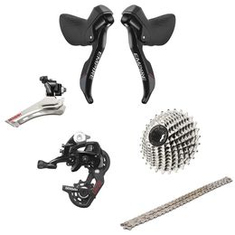 Bike Derailleurs SENSAH EMPIRE 6 Kits 2x11 Speed 22s Road Groupset R L Shifter FD RD Cassette Chains Carbon Fiber or Aluminium 231010