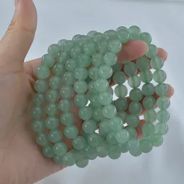 4mm 6mm 8mm 10mm 12mm Natural Stone green aventurine round Beads bracelet High Grade 8mm gemstone Bracelet