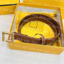 Luxury Designer Belt Woman Leather Belt F Letter Buckle Leash Lady Waistband 5 Colours Cintura 2.5cm Width Ceintures Fashion Brand Girdle