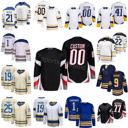 Hockey Team 77 JJ Peterka Jerseys 41 Craig Anderson 1 Ukko-Pekka Luukkonen 21 Kyle Okposo 19 Peyton Krebs 9 Zach Benson 22 Jack Quinn Owen Power Heritage Winter Classic