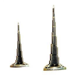 Decorative Objects Figurines Burj Khalifa Dubai Worlds Tallest Building Architecture Model Decoration 1318cm 231009