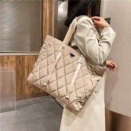 Evening Bags Winter Large Shoulder For Women Trend Tote Top-handle Shopper Bag Female Handbags And Purses Nylon Sac A Main