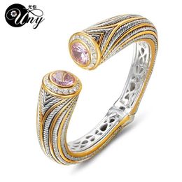 UNY Bracelet Fashion Brand Jewellery Bangles Multi Dot Vintage Bangle Antique Love Valentine Christmas Gift Ship Bracelets 2109266Q