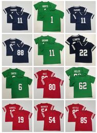 Dhgate Stitched Baby Football Jerseys Cheap jersey Personalized Infant Apparel Clearance Football Jerseys Kelly Green Hurts Bosa Rice Yakuda store