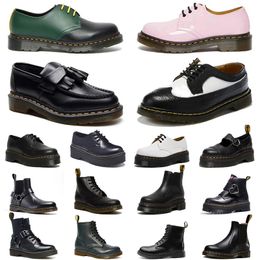 Hochwertige Doc Martens Stiefel Dr. Marten Stiefel Martins Damen Schwarz Designer Stiefel Luxus Loafer Booties Damen Herren Schuhe Mode Winter Schnee Martin Flexible Sohlen