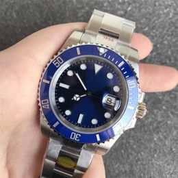 Luxury Watch Roles Men's Sports Mechanical Watch 904l Steel Ceramic Ring Sapphire Luminous 1 to 1 Size 40mm Diameter Stylish Men and Gentlemen Travel cy
