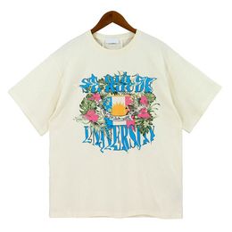 2023 fashion Men's T-shirts Designer of luxury T-shirt brand t shirt Clothing spray letter short sleeve spring summer tide me268g