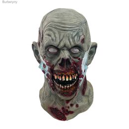 Costume Accessories Horror Halloween Masks Cosplay Zombie Headgear Come Props Accessories Carnival Dress Up Party Masquerade Ball Fancy DressL231010