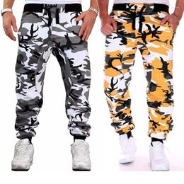 Men's Pants Camouflage Hip Hop Style Pleated Harem Trousers Male Sports Sweatpants Plus Size S-3Xl Pockets For Men Brand