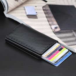 Card Holders 2023 Magnetic Automatic Clip Fashionable And Simple Women Wallet Multifunctional Portable