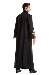 Theme Costume Halloween Cosplay Scary Evil Priest Costumes Minister of Death Adult Purim Carnival Ghost Fancy Dress Up Party Disfraz Hombre x1010 x1011