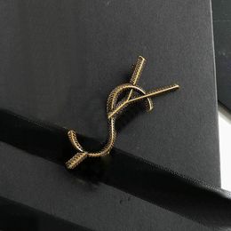 Brooch Designer Letter Brooch Pins Luxury Fashion Jewellery Women Men Unisex Gold Broochs Lovers Gift