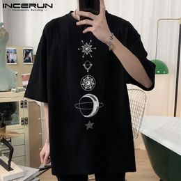 Men's T-Shirts Summer Printing Men T Shirt Streetwear O Neck Short Sleeve Casual Basic Tee Tops Breathable Loose 2021 Camiset287e