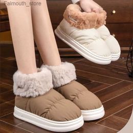 Boots Furry Snow Boots for Women Winter Footwear Outdoor Wear Anti Slip Warm Down Comfortable Soft Ankle Boot Unisex Cloud Shoes Q231010