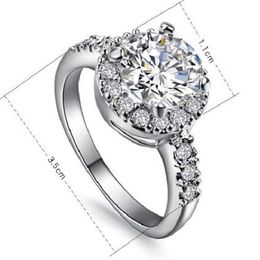 Nice-looking Test Positive 2CT 8 0MM D-E Moissanite Diamond Ring S925 Engagement Jewelry for Women253g