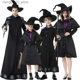 Theme Costume Halloween Come for Women Dress Kids Jacket Hat Men Coat Adult Cosplay Witch Family Comes Parenting Clothing Suit Christmas Q231010
