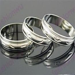 100pcs lot MIX Size 5MM Wide Metal Color Spin Spinning Arc Copper Transport Ring Rings Band Rings2582