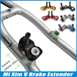 Bike Derailleurs Mi Xim Bicycle V Brake Extender 14 16 18 20 Inch 406 To 451 V brake Calliper Extension Seat Lengther Aluminium Frame Parts 231010