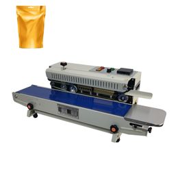 Plastic Film Food Sealing Machine Plastic Bag Package Machine Seal belt Continuous Band Sealer 220V 110V
