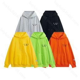 Men's Hoodies 2023 Designer Pullover Galleries Hoodie Depts Letter Print Cotton Unisex Hoody Fruit Colour High Street Casual Loose Oversized S-2xl