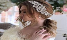 2022 Korean Bridal Headpieces Hair Accessories Adjustable Headwear Full Crystal Rhinestones Hair Comb Wedding Banquet6783958