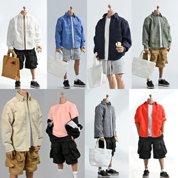 Military Figures In Stock 1/6 Scale Male Soldier Figure Trend Tooling Shirt Loose Multi-pocket Shorts Pants Cargo Shorts Model for 12'' Body 231009