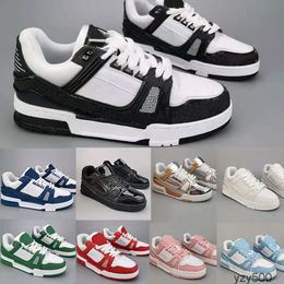 Designer Sneaker Virgil Trainer Scarpe casual Pelle di vitello Pelle Abloh Bianco Verde Rosso Blu Let louisely Borsa vuttonly Crossbody viutonly vittonly