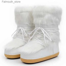 Boots Women Snow Boots Space Deer Waterproof Dropshipping With Fur Casual Ladies Work Safety Shoes Q231010