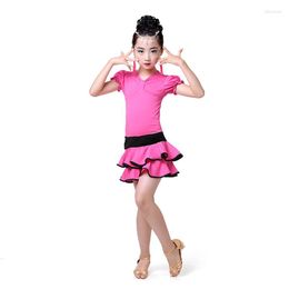 Stage Wear 2023 Explosion Models Girls Latin Dance Costumes Children's Day Performance Clothing