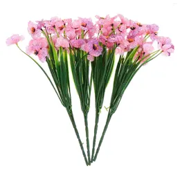 Decorative Flowers Artificial Plastic Floral Fake Outdoor Props Pography Arrangement