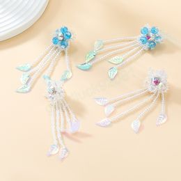 Fashion Crystal Acrylic Flower Earrings for Women's Exaggerated and Simple Dangle Earrings Banquet Jewelry Accessories