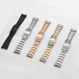 Watch Bands 20mm Solid Curved End Strap Band Bracelet Fit For SKX007 SKX009 7002