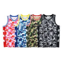 Men Casual Camouflage Tracksuits Fashion Shorts Fitness Gym Vest Elastic Pants Man Graphic Tees Stylish Sleeveless Suits M-3XL283C