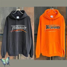 Plus Size Orange Terry Hoodies Sweatshirts Men Women Top Hooded227T