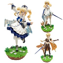 Mascot Costumes 20cm Genshin Impact Barbara Anime Figure Genshin Impact Lumine Action Figure Traveler/aether/venti Figurine Collectible Doll Toy