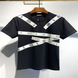DSQ PHANTOM TURTLE Men's T-Shirts 2023SS New Mens Designer T shirt Paris fashion Tshirts Summer T-shirt Male Top Quality 100%184P