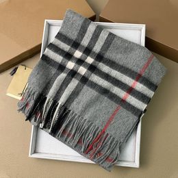 Grey for Men Joker Winter Women Classic Stripes Long Scarves Ladies Pi Only High-quality Scarf