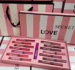 Love Velvet Matte Cream Lip Stain Gloss Set Liquid Lipstick 15 Colour Long-Lasting Moisture Lipgloss Makeup Kits