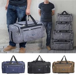 Duffel Bags Men's Oxford Waterproof Travel Bag Hand Luggage Large Business Capacity Weekend Gym y231011