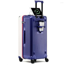 Suitcases Ultra Light Large Capacity Pull Rod Sturdy Durable Brake Code Cup Design Travel Box Unisex Suitcase Trunk Pack Trolley Luggage