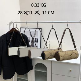 New Cylinder Bag Womens Crossbody Handbag 2023 Retro Fashion Shoulder Cylindrical Bucket Bags Versatile Underarm Package CSD2310113