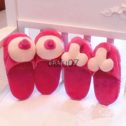 Slippers 2021Woman Unicorn Slippers Winter Slippers Women Creative Fun Penis Home Slippers Warm Spring Funny Women Shoes Unicornio Shoes x1011