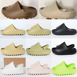 kids Slides Toddlers Slippers Boys Sandals Shoes Children Parent-child Foam Runner EVA Slide Big Kid Youth Outdoor Slipper House Bathroom Shoe Onyx Fl f0x9#