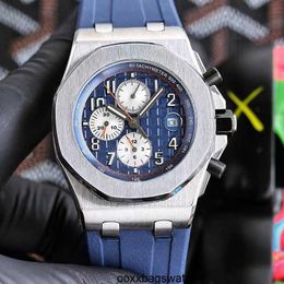 Wristwatches Audpi Mechanical Sports Watch Mens Watches automatic mechanical movement watch 45mm Gradient Dial Luminous Waterproof Rubber Fashion Bus HBL3