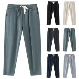 Men's Pants Loose Straight Summer Casual Breathable Memory Boy Mens Big And Tall For Man