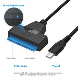 Sata To USB Cable Adapter SATA715pin Support Inch External SSD HDD Hard Drive 22 Pin SataIII A25 ZZ