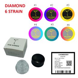 wholesale Diamond wax jar RA Garden concentrate containers with box packaging