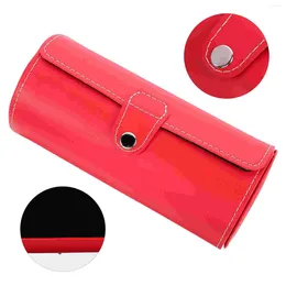 Watch Boxes 1 Pc Pu Box Roll Case Organizer Rings Storage