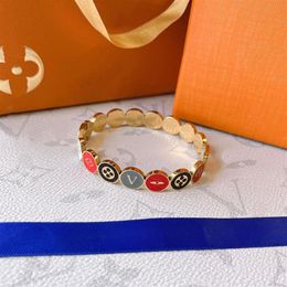 Popular Classic Couple Bangle With Adjustable Opening Exquisite Luxury Bracelet Designed For Women Jewelry Fashion Artwork Young P356j